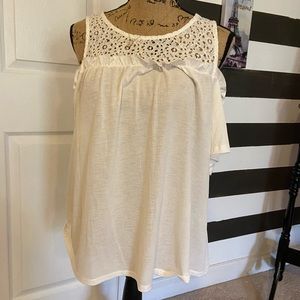 White lace top